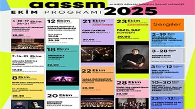 AASSM’de ekim ayı sanatla geçecek