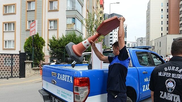 Altınşehir ve 23 Nisan’da kaldırım işgallerine karşı kapsamlı denetim