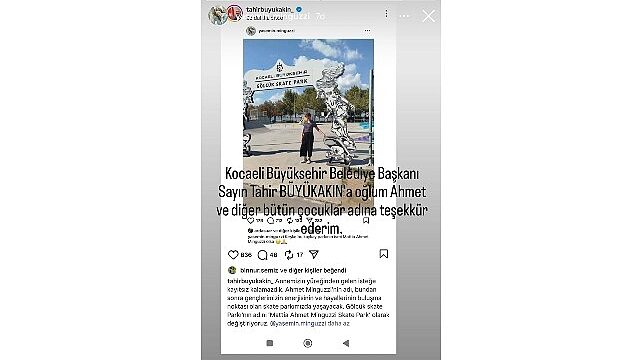 Anne Minguzzi’den Başkan Büyükakın’a teşekkür