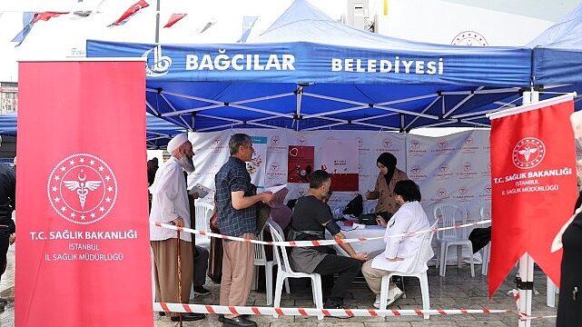 Bağcılar Meydanı’nda ücretsiz sağlık hizmeti