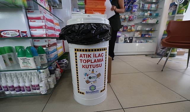 Bakırköy’de Atık İlaçlar Eczanelerde Toplanıyor