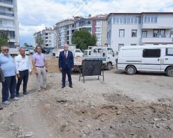 Başkan Deveciler Pazarbşı Caddesi’nde İncelemelerde Bulundu