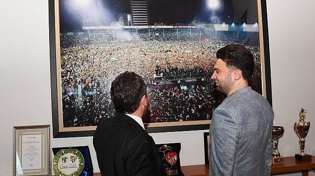 Başkan Erkan Aydın’dan Bursaspor’a ziyaret