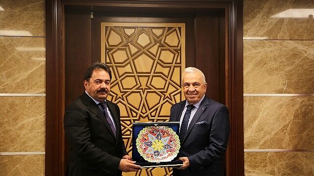 Başkan Şadi Özdemir’den Emniyet Müdürü Gökce’ye hayırlı olsun ziyareti