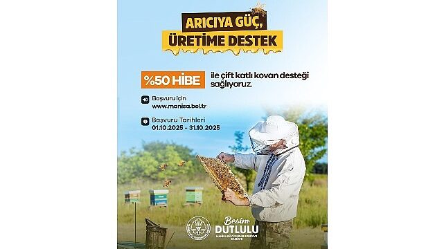 Büyükşehir’den Üreticilere Yüzde 50 Hibeli Kovan Desteği