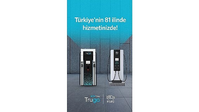 Eşarj ve Trugo roaming iş birliği 81 ilde hizmette