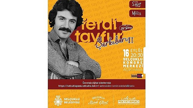 Ferdi Tayfur Şarkıları Bu Kez Açık Havada Dinleyicilerle Buluşacak