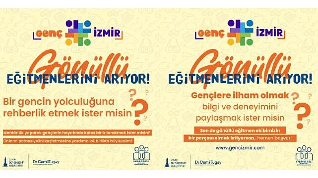 Genç İzmir gönüllü eğitmenlerini arıyor