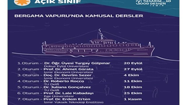 İyi Tasarım/Good Design İzmir_10’a doğru ilk durak: Kamusal Dersler