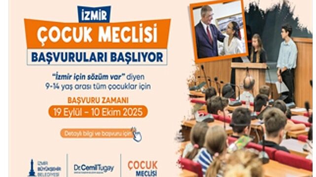 İzmir Çocuk Meclisi başvuruları başlıyor
