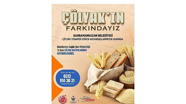 Kahramankazan Belediyesi’nden Çölyak Hastalarına Destek
