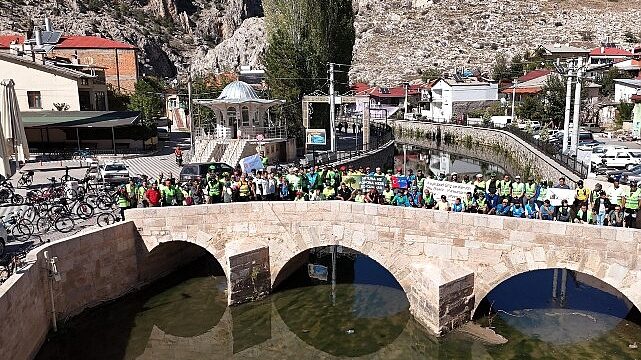“Keykubad’ın İzinde Pedallıyoruz” Bisiklet Sürüş Etkinliğinde Kuraklığa Dikkat Çekildi