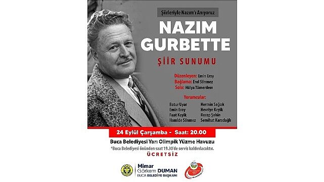 Nâzım Hikmet en güzel eserleriyle Buca’da anılacak