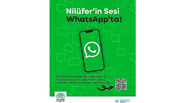 Nilüfer Belediyesi WhatsApp kanalı yayında