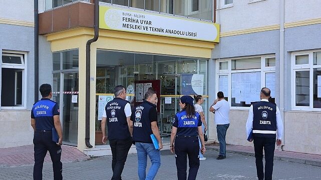 Nilüfer’de kantin ve kırtasiyeler mercek altında