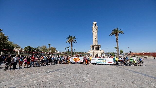 Sağlıklı yaşam ve temiz çevre için pedalladılar
