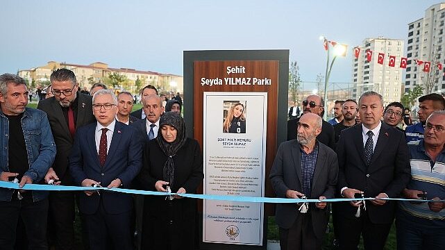 Şehit Şeyda Yılmaz Parkı Dualar ile Açıldı