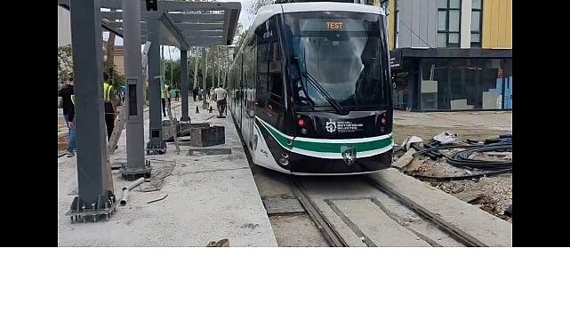 Stada gidecek tramvayda soğuk testler yapılıyor