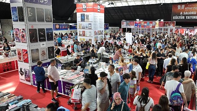 15. Antalya Kitap Fuarı 3 Ekim Cuma Günü başlıyor