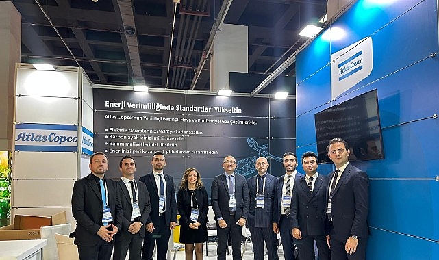 Atlas Copco Enerji Verimliliği Fuarı’nda Sanayide Verimli Büyümenin Yol Haritasını Paylaştı