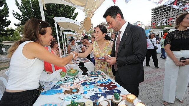 Bayraklı’nın üreten kadınlarına özel sergi