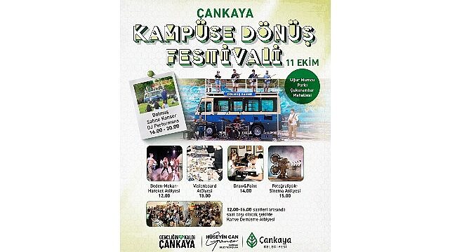 Çankaya, Gençleri “Kampüse Dönüş Festivali”nde Buluşturuyor