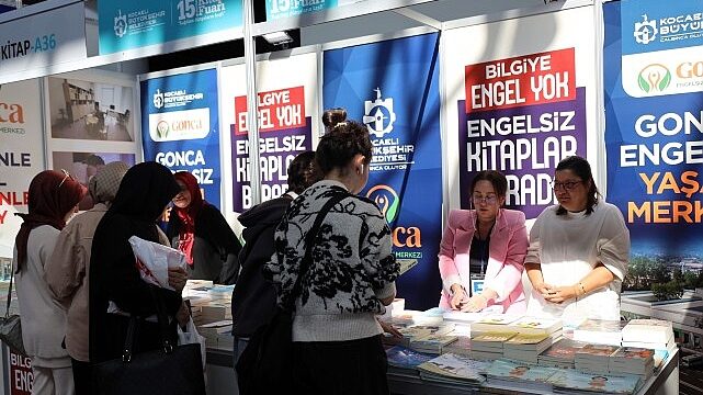 Gonca’dan kitap fuarında anlamlı stant