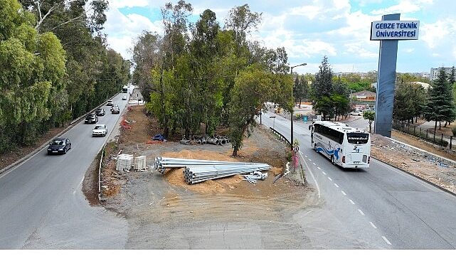 GTÜ Kavşağı yeni haliyle trafiği rahatlatacak