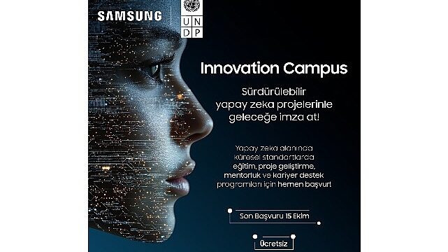 Samsung ve UNDP, Innovation Campus yapay zekâ eğitimi için gençlerin başvurularını bekliyor