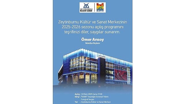 Zeytinburnu Kültür Sanat’ta Yeni Sezon Başlıyor!