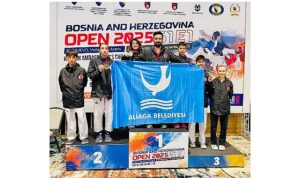 Aliağalı Taekwondocular Saraybosna’dan Madalyalarla Döndü