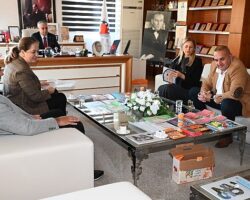 Antalya Likya Lions Kulüp’ten Başkan Topaloğlu’na ziyaret Başkan Topaloğlu: “Eğitim bizim işimiz.”