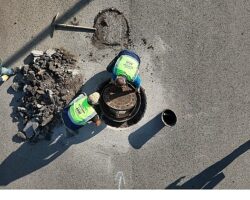 ASAT’tan kanalizasyon hattı temizliği ve kapak düzenleme çalışması