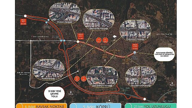 Aydın Büyükşehir Belediyesi Ve Ulaştırma Bakanlığı İşbirliği İle Yeni Dörtyol Köprülü