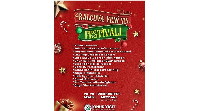 Balçova’da Yeni Yıl Coşkusu: 10 Günlük Dev Festival Başlıyor!