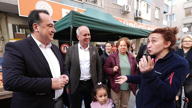 Başkan Dutlulu Karaköy Pazarı’nda Esnafı Dinledi
