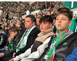 Başkan Erkan Aydın Bursaspor Coşkusunu Çocuklarla Yaşadı