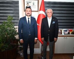 Başkan Ölmez’den Başkan Topaloğlu’na nezaket ziyareti