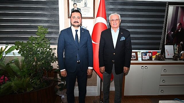 Başkan Ölmez’den Başkan Topaloğlu’na nezaket ziyareti