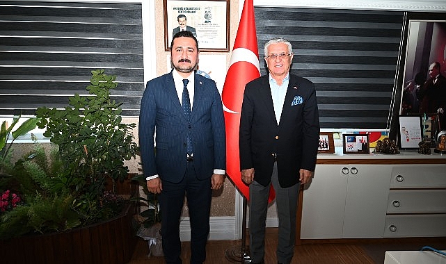 Başkan Ölmez’den Başkan Topaloğlu’na nezaket ziyareti