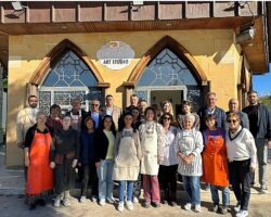 Başkan Topaloğlu’ndan seramik sanatçılarına ziyaret