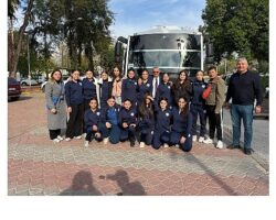 Başkan Topaloğlu’ndan voleybolculara moral desteği