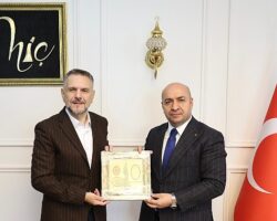 Başkan Vekili Akın’dan Kaymakam Çiftçi’ye iadeiziyaret