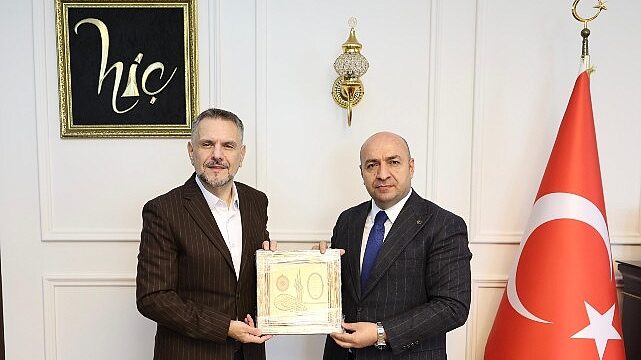 Başkan Vekili Akın’dan Kaymakam Çiftçi’ye iadeiziyaret