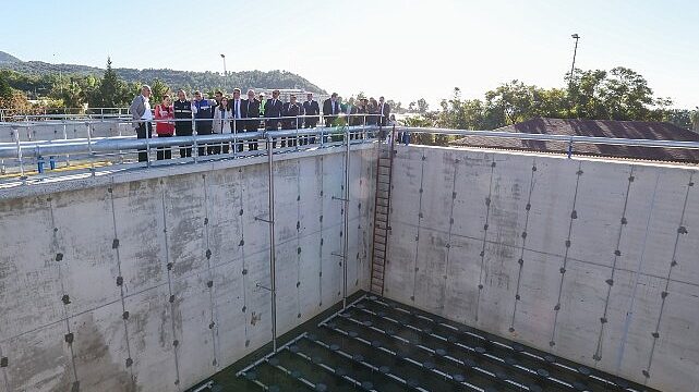 Başkan Vekili Özdemir Konaklı Arıtma Tesisi’nde incelemelerde bulundu