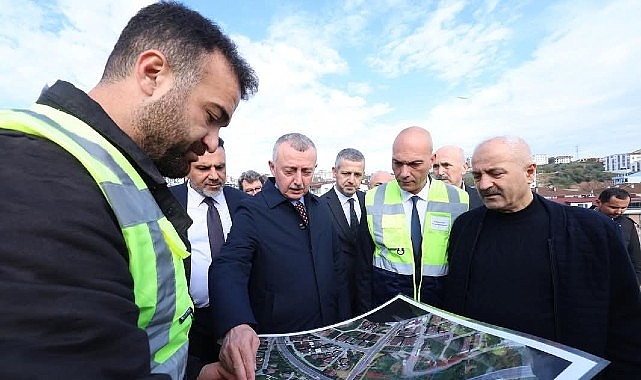 Büyükakın, Eskihisar Kavşağı’nda son durumu inceledi