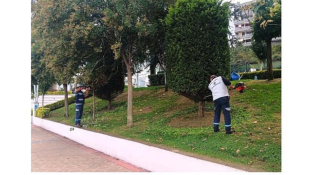 Büyükşehir’den yeşil alanlara özel bakım