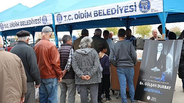 Didim’de Merhume Gülşah Durbay için lokma hayrı düzenlendi