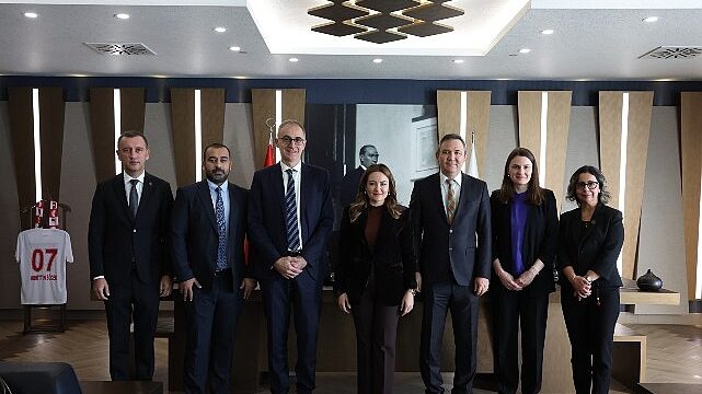 Dünya bankası heyetinden Başkan Vekili Büşra Özdemir’i ziyaret