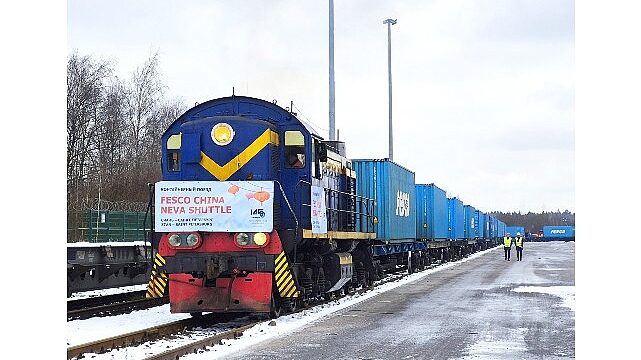 FESCO, Çin’den St. Petersburg’a İlk Doğrudan Tren Seferini Başlattı